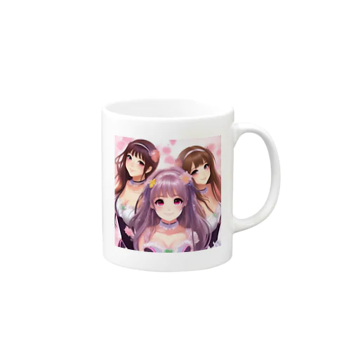 かわいいアイドルグループ美少女 Mug