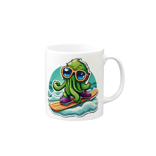 CTHULHU DEMON(冬001_スノボー) Mug