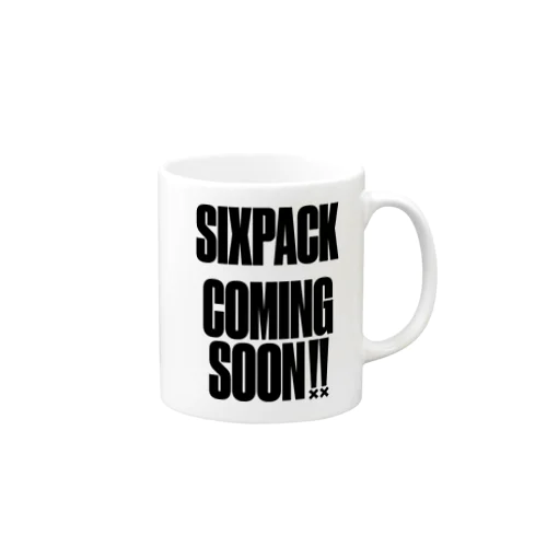 SIXPACK COMINGSOON シックスパック カミングスーン 筋トレ Mug