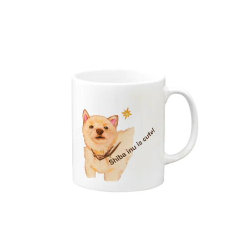 愛犬マック【Shiba inu is cute!】 Mug