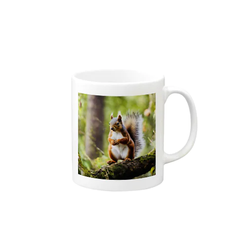 森のエゾリス マグカップ