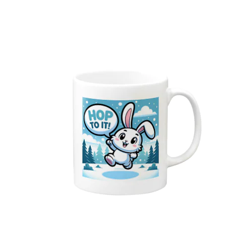 ポンポンウサギ Mug