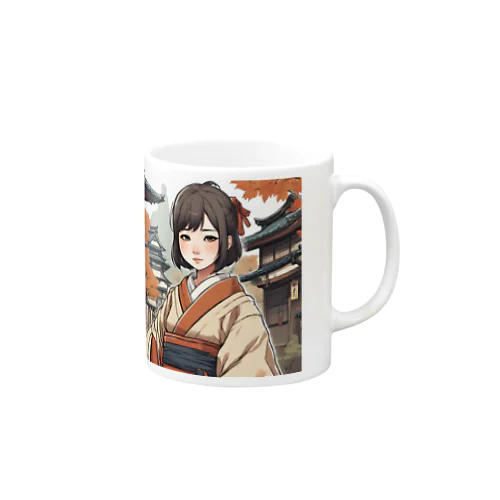 和装女子 Mug