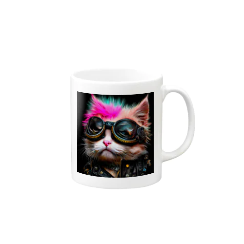 Perfectly Punk Cats Mug