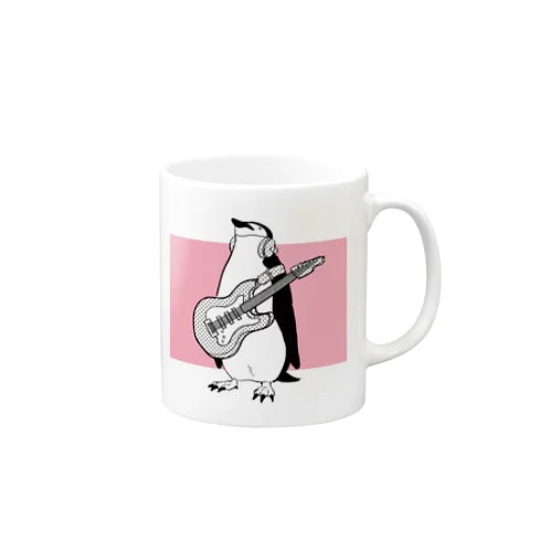 騒音のない世界のペンギンマグ Mug