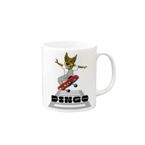 Dingo君スケボー挑戦！ Mug