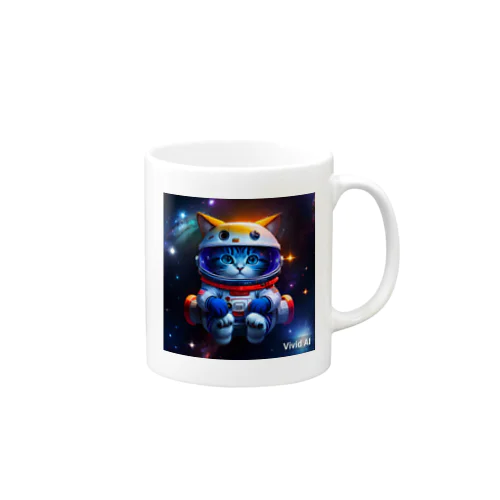 宇宙ネコ Mug