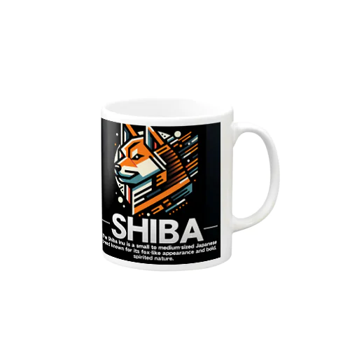 テクノシバ グラフィック Mug