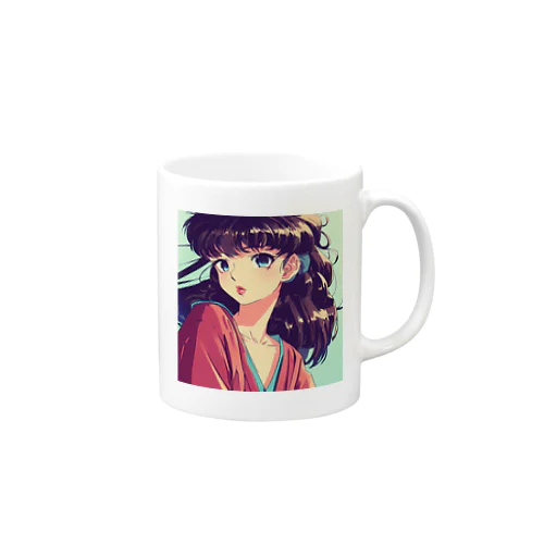 昭和レトロな少女、レト子。  Mug