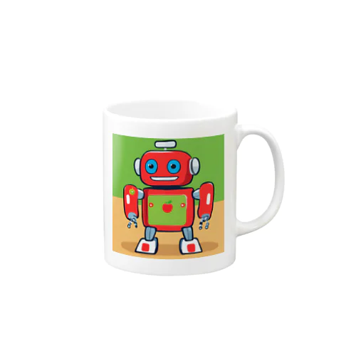 青森　 "津軽のりんごガードロボット" Mug