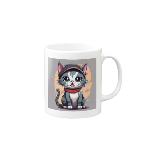 キャップ猫 Mug