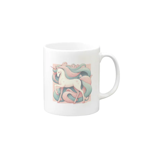 パステルカラーのユニコーン Mug