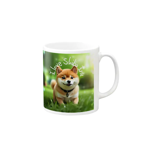 【柴犬】フォトリアル Mug