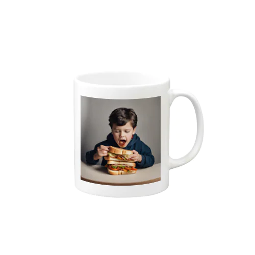 ホットサンド少年 Mug