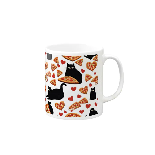 たいりょうのぴざとねこ2 Mug