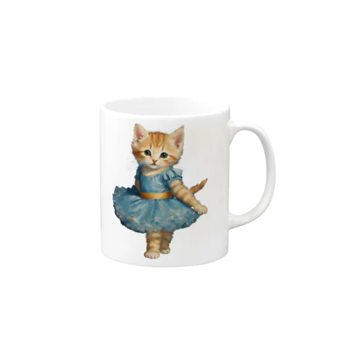 バレリーナの子猫 Mug