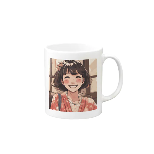 笑顔の彼女 Mug