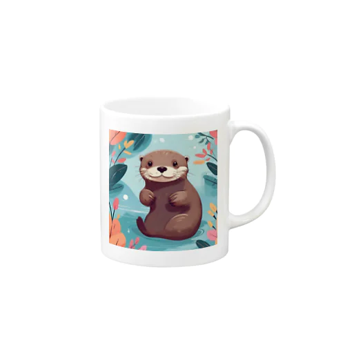 (*≧з≦)カワウソのグッズ Mug