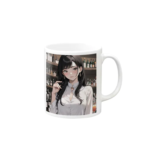 女性バーテンダー Mug