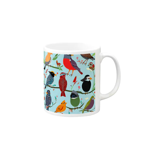 かわいい鳥達のグッズ Mug