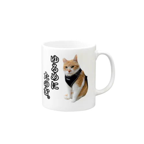 元野良猫チャチャ Mug