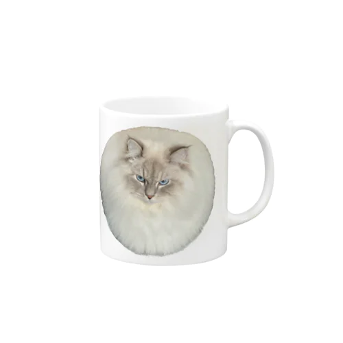 まんまる猫いれぶん Mug