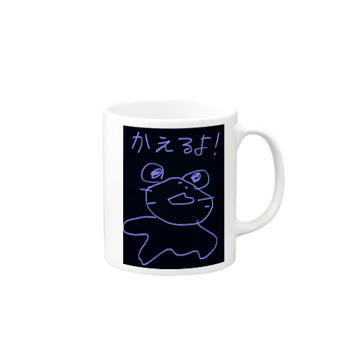 ラクガキ神絵留 Mug