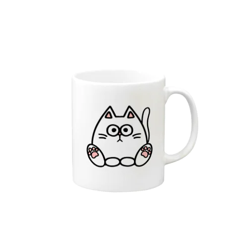 白猫キル Mug