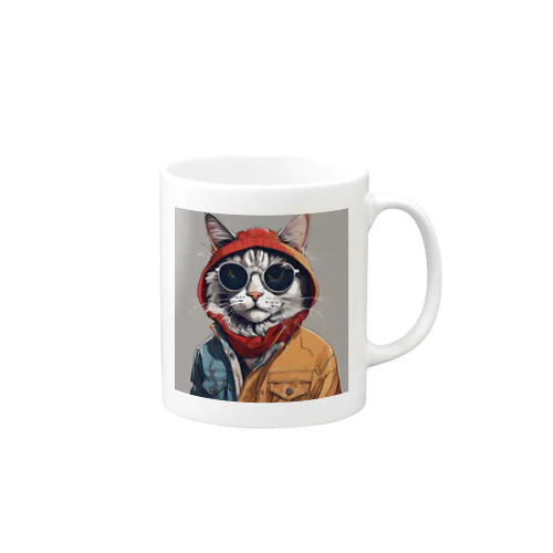 職人キャット Mug