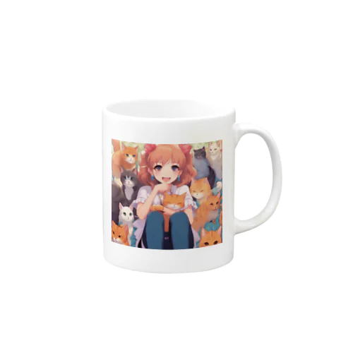 猫×美少女 Mug