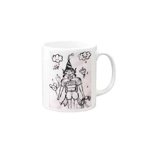 遊園地のピエロ Mug