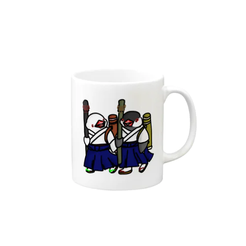 部活帰りの弓道部んちょ① Mug