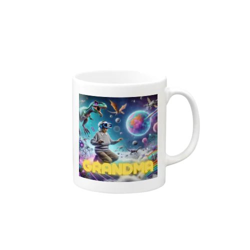 デジタルGrandmaVR体験Tシャツ Mug