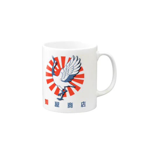 【鶴屋商店】日章鶴 Mug