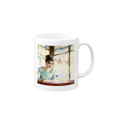 日本人女性カフェ Mug