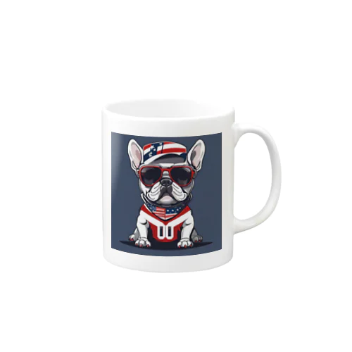 Bullくん　アメフトをやる Mug