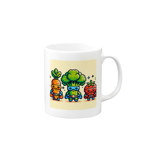 ドットヒーローになる野菜達A Mug