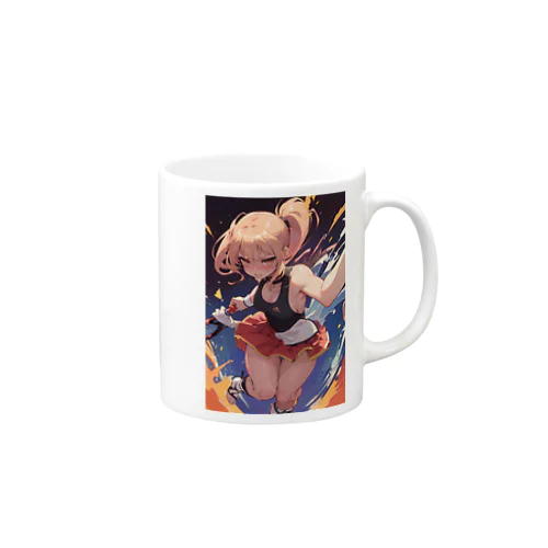 テニス少女 Mug