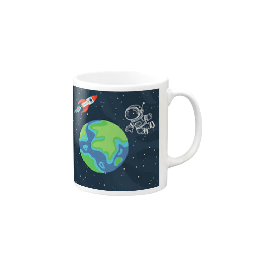 キュートな宇宙飛行士 Mug