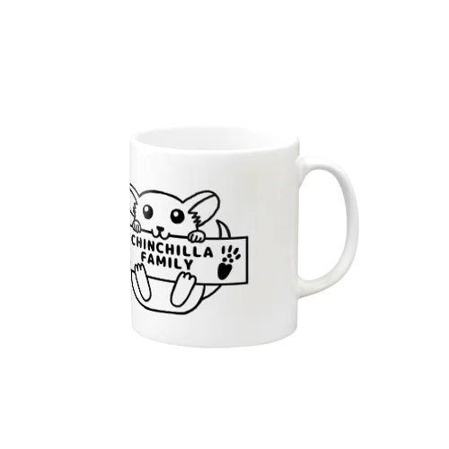 Chinchilla Familyのロゴマーク Mug