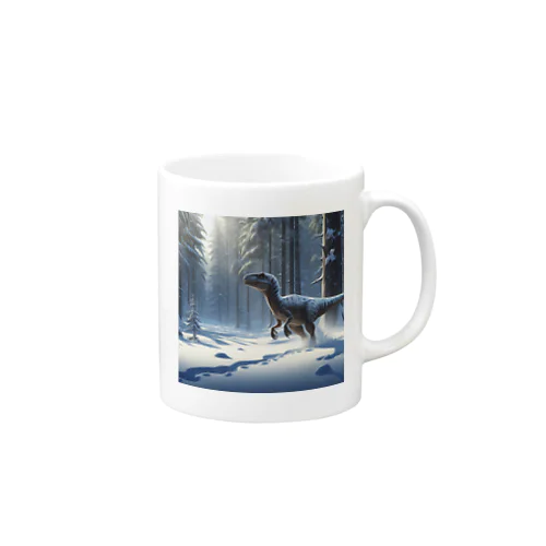 冬のラプトル Mug
