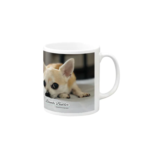 世界初！本物の犬執事・ドッグバトラーのバンビ君 Mug