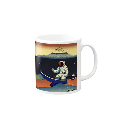 惑星日本への上陸船 Mug