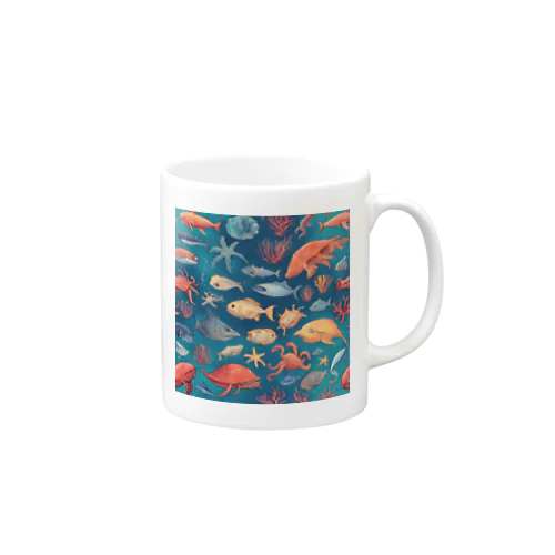 海洋生物 Mug