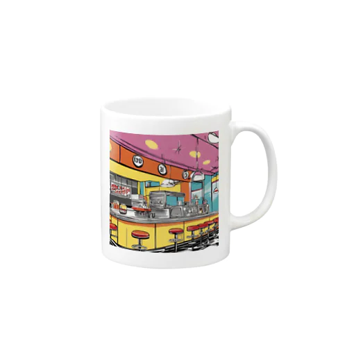 50'sのダイナー Mug