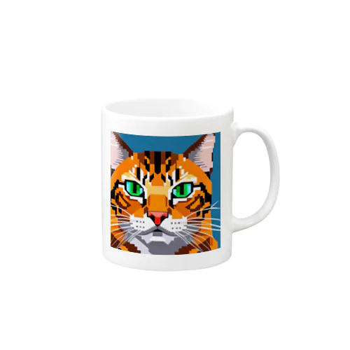 ドット絵ベンガルキャット Mug