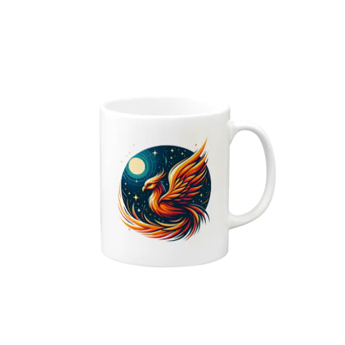 夜空の火の鳥 Mug