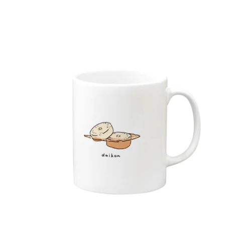 No.23 煮だいこん Mug