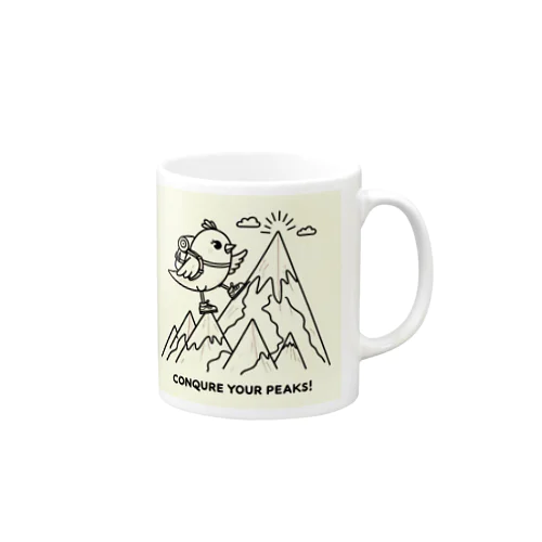 Conquer Your Peaks!  マグカップ