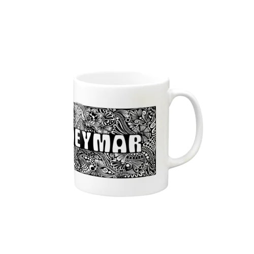  HEYMARロゴ　黒 Mug